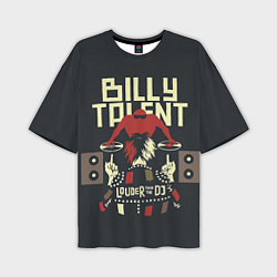 Мужская футболка оверсайз Billy Talent: Louder than the DJ