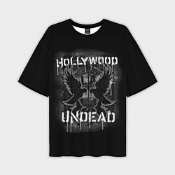 Мужская футболка оверсайз Hollywood Undead: LA
