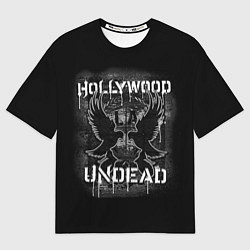 Футболка оверсайз мужская Hollywood Undead: LA, цвет: 3D-принт