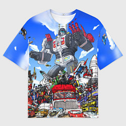 Мужская футболка оверсайз Трансформеры