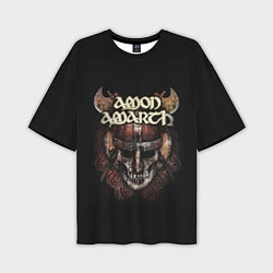 Мужская футболка оверсайз Amon Amarth: Death Viking