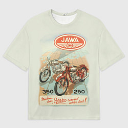 Футболка оверсайз мужская JAWA, цвет: 3D-принт