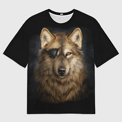 Мужская футболка оверсайз Морской волк