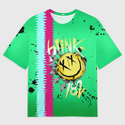 Футболка оверсайз мужская Blink 182, цвет: 3D-принт