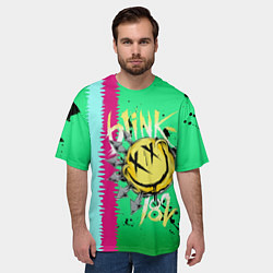 Футболка оверсайз мужская Blink 182, цвет: 3D-принт — фото 2