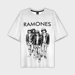 Футболка оверсайз мужская Ramones Party, цвет: 3D-принт