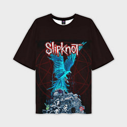 Футболка оверсайз мужская Орел группа Slipknot, цвет: 3D-принт