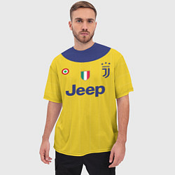 Футболка оверсайз мужская Juventus FC: Dybala Guest 17/18, цвет: 3D-принт — фото 2