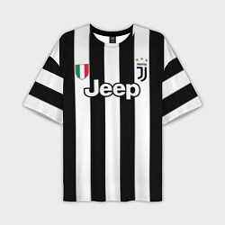 Футболка оверсайз мужская Juventus FC: Dybala Home 17/18, цвет: 3D-принт