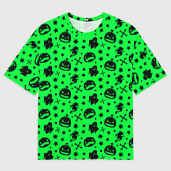Мужская футболка оверсайз Хэллоуин кислота