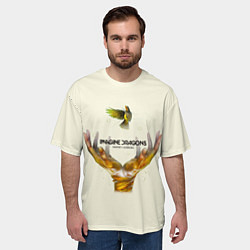 Футболка оверсайз мужская Imagine Dragons S+M, цвет: 3D-принт — фото 2