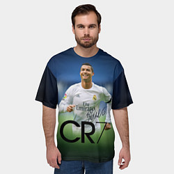 Футболка оверсайз мужская CR7, цвет: 3D-принт — фото 2
