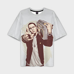 Мужская футболка оверсайз Eminem: Street Music