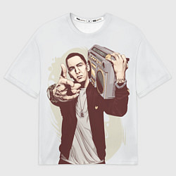 Футболка оверсайз мужская Eminem: Street Music, цвет: 3D-принт