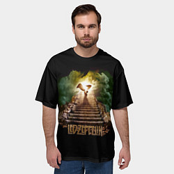 Футболка оверсайз мужская Led Zeppelin: Way to Heaven, цвет: 3D-принт — фото 2