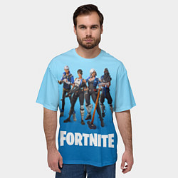 Футболка оверсайз мужская Fortnite Stories, цвет: 3D-принт — фото 2