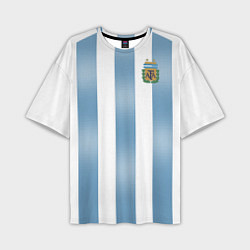 Мужская футболка оверсайз Сборная Аргентины: ЧМ-2018