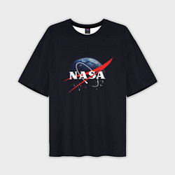 Футболка оверсайз мужская NASA: Black Space, цвет: 3D-принт