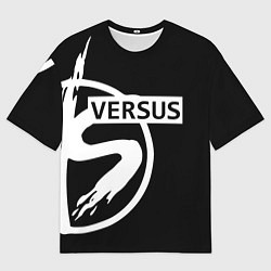 Мужская футболка оверсайз Versus Battle: Black