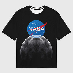 Мужская футболка оверсайз NASA: Moon Rise
