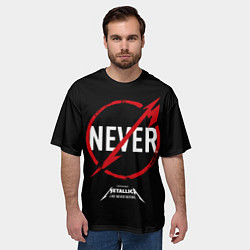 Футболка оверсайз мужская Metallica: Like Never Before, цвет: 3D-принт — фото 2