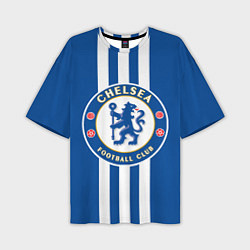 Мужская футболка оверсайз FC Chelsea: Gold Lines