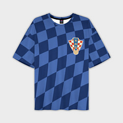 Мужская футболка оверсайз Сборная Хорватии