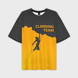 Мужская футболка оверсайз Climbing Team