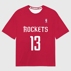 Мужская футболка оверсайз Rockets: Houston 13