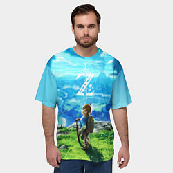 Футболка оверсайз мужская Z-Link, цвет: 3D-принт — фото 2