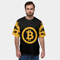 Футболка оверсайз мужская Bitcoin Master, цвет: 3D-принт — фото 2