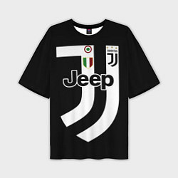 Футболка оверсайз мужская FC Juventus: FIFA 2018, цвет: 3D-принт