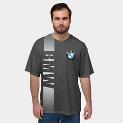 Футболка оверсайз мужская BMW SPORT, цвет: 3D-принт — фото 2