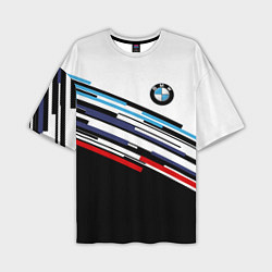 Футболка оверсайз мужская BMW BRAND COLOR БМВ, цвет: 3D-принт