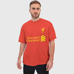 Футболка оверсайз мужская FC Liverpool: Salah 18/19, цвет: 3D-принт — фото 2