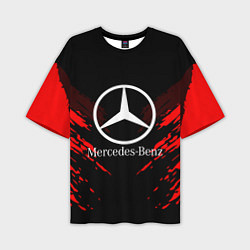Мужская футболка оверсайз Mercedes-Benz: Red Anger