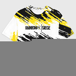 Футболка оверсайз мужская Rainbow Six Siege: Yellow, цвет: 3D-принт