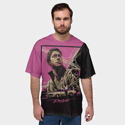 Футболка оверсайз мужская Gosling Drive, цвет: 3D-принт — фото 2