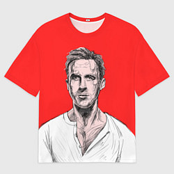 Футболка оверсайз мужская Райан Гослинг, цвет: 3D-принт
