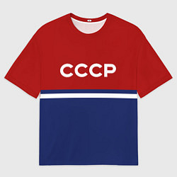 Футболка оверсайз мужская СССР: Спортсмен, цвет: 3D-принт