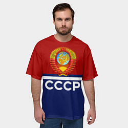 Футболка оверсайз мужская СССР: Спортсмен, цвет: 3D-принт — фото 2