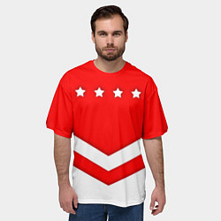Футболка оверсайз мужская Звезды Спартака, цвет: 3D-принт — фото 2