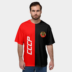 Футболка оверсайз мужская СССР: Red Collection, цвет: 3D-принт — фото 2