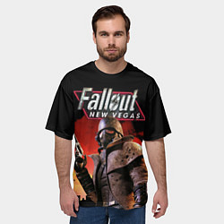Футболка оверсайз мужская Fallout: New Vegas, цвет: 3D-принт — фото 2