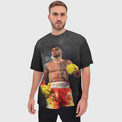 Футболка оверсайз мужская Vasyl Lomachenko, цвет: 3D-принт — фото 2