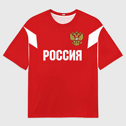 Футболка оверсайз мужская Сборная России, цвет: 3D-принт