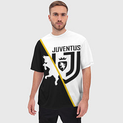 Футболка оверсайз мужская FC Juventus: Football Point, цвет: 3D-принт — фото 2