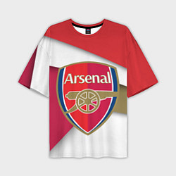Футболка оверсайз мужская FC Arsenal, цвет: 3D-принт