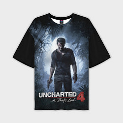 Футболка оверсайз мужская Uncharted 4: A Thief's End, цвет: 3D-принт