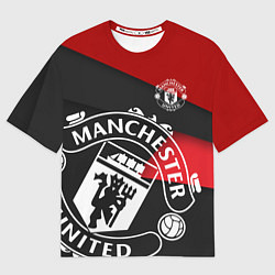 Футболка оверсайз мужская FC Man United: Exclusive, цвет: 3D-принт